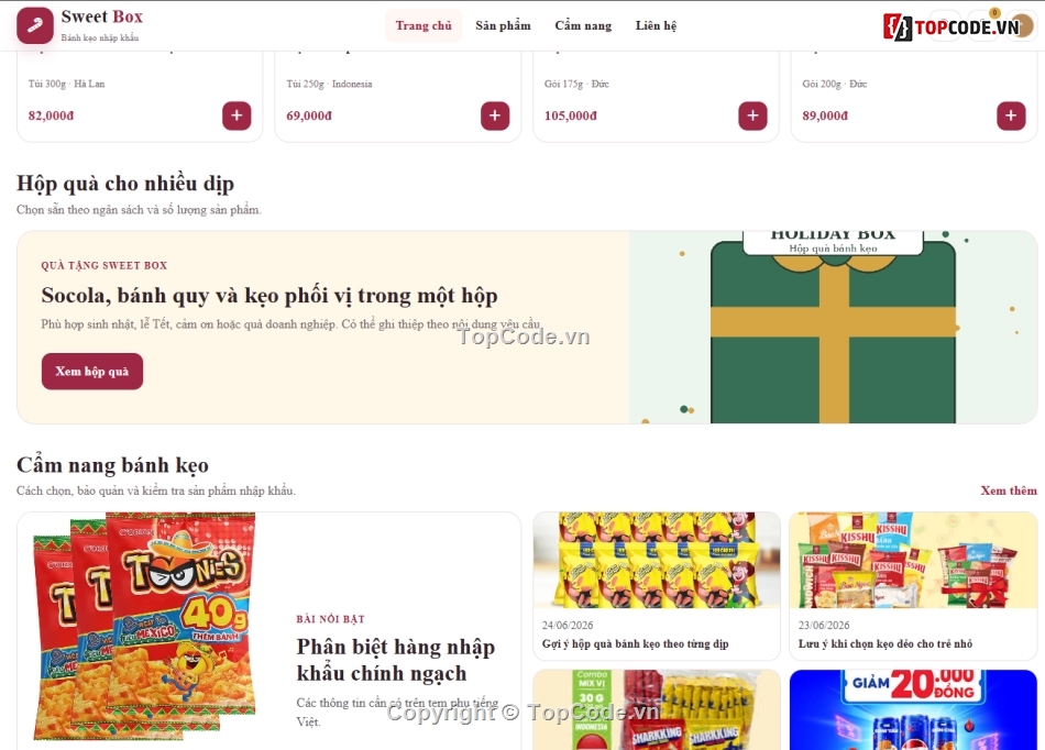 bán kẹo,bán bánh,Sweet